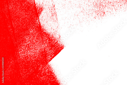 white and red grunge brush  rolled texture background