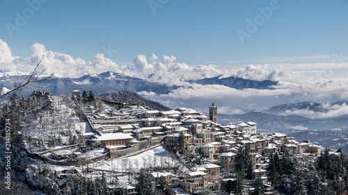 Sacro Monte di Varese sotto la neve