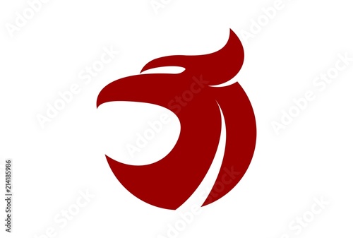 eagle logo icon concept vector