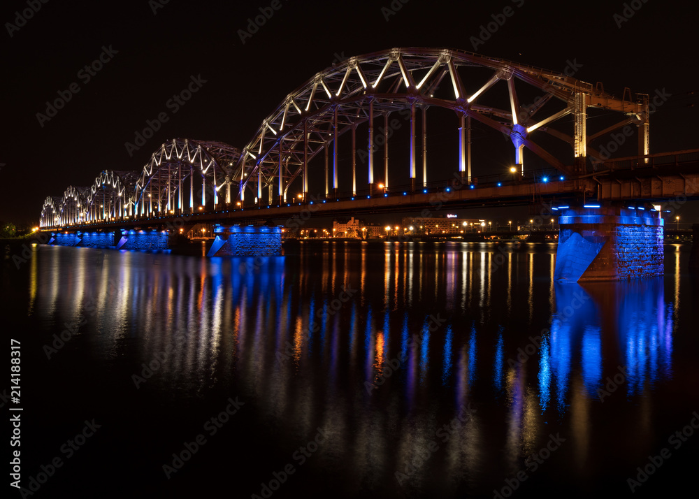 Railway bridge Riga