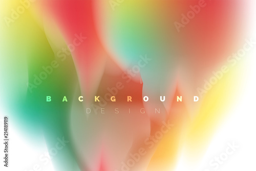 Holographic paint explosion design, fluid colors flow, colorful storm. Liquid mixing colours motion concept, trendy abstract background layout template for business presentation, app wallpaper banner