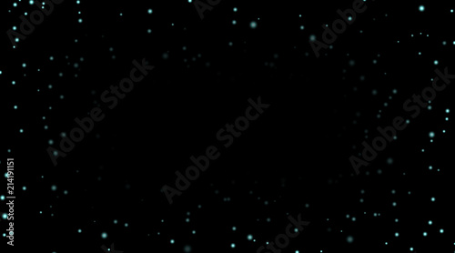 Night sky with blue stars on black background. Dark astronomy space template. Galaxy starry pattern wallpaper. Shiny stars, night sky universe. Cosmos stars wallpaper. Vector illustration