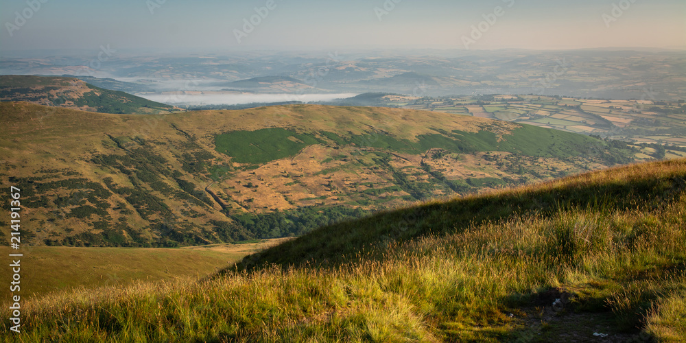 Brecon Beacons Morning Mountain View