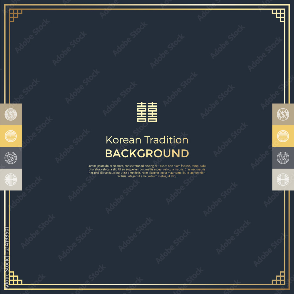Korean traditional background & banner