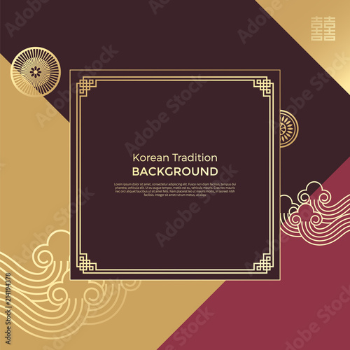 Korean traditional background & banner