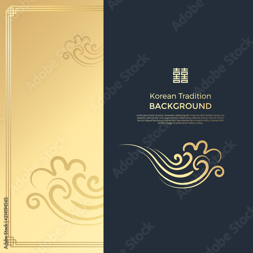 Korean traditional background & banner