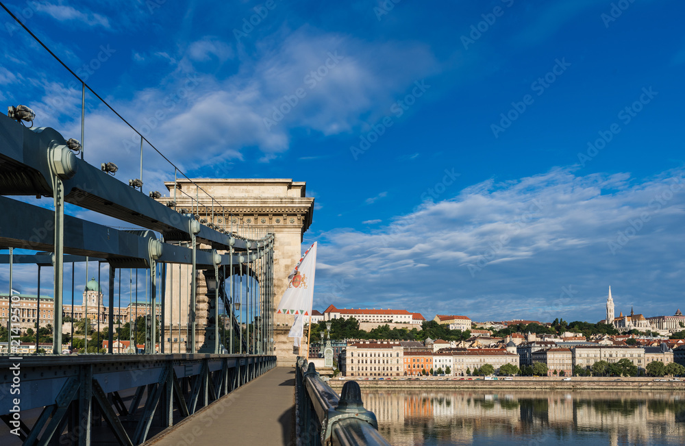 Budapest – Kettenbrücke und Burgberg