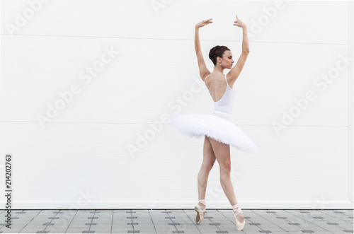 Ballet dancer doing pirouette