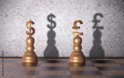 Dollar versus pound concept