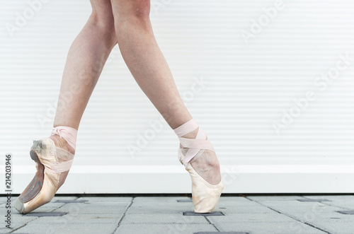 Legs of ballerina