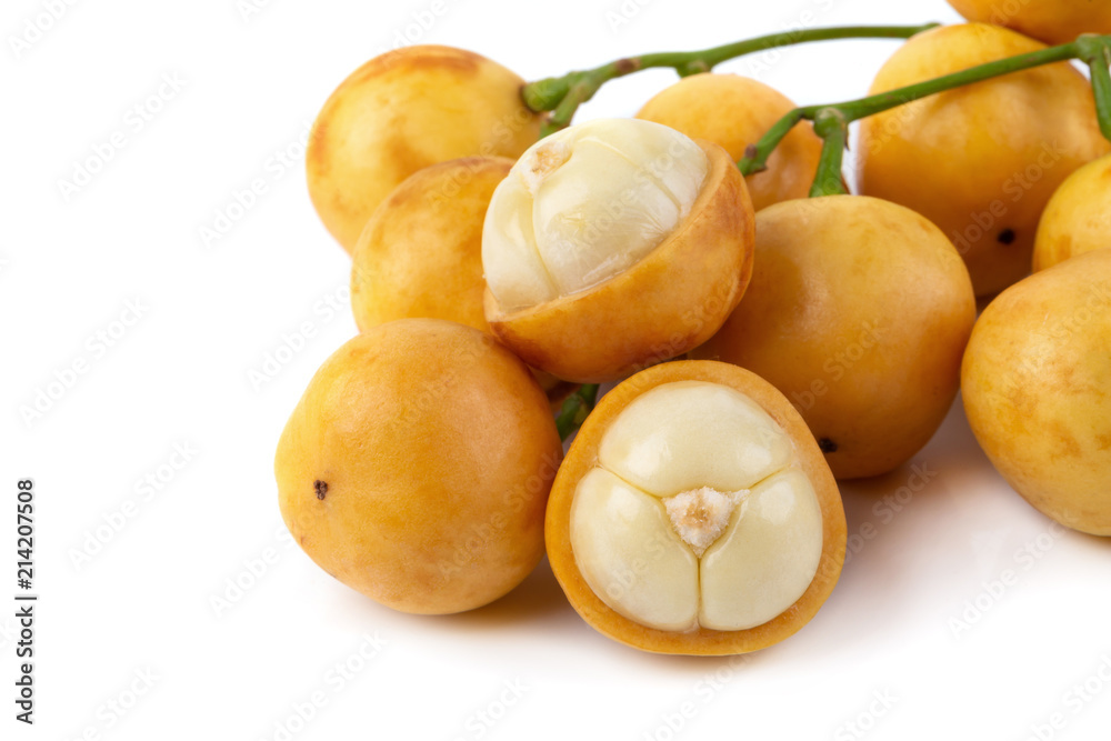 Rambeh tropical fruit isolated on a white background Rambeh tropical fruit isolated on a white background
