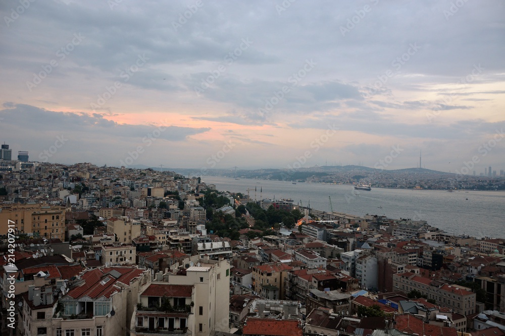 Bosphorus view from Galata Tower