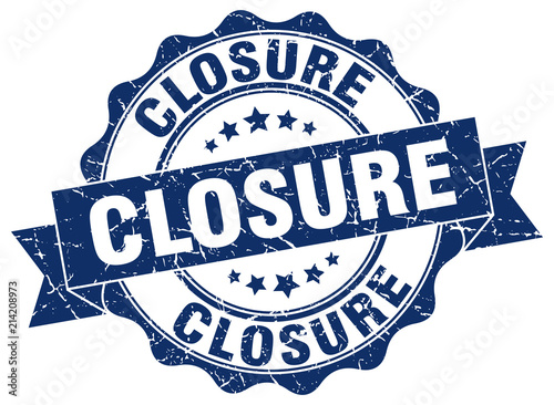 closure stamp. sign. seal