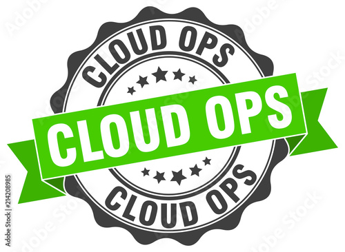 cloud ops stamp. sign. seal