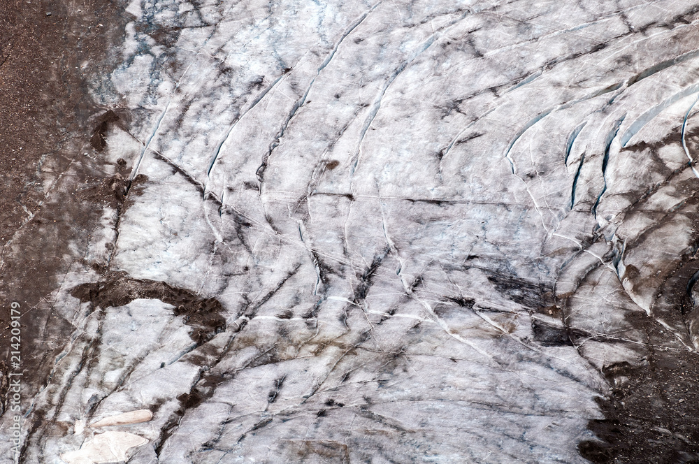 Detail of mountain landscape. Beautiful spring view at Grossglockner High Alpine.