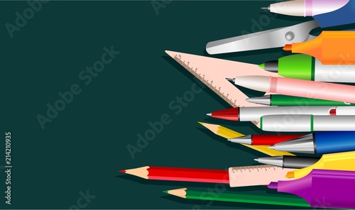 school items with place for your text