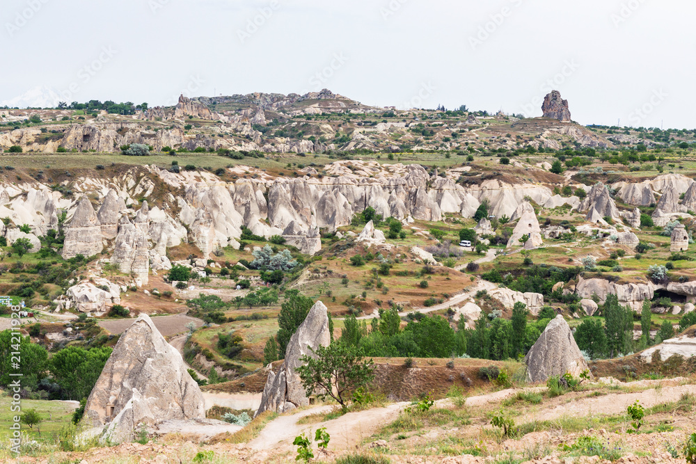 country landscape in Goreme National Park