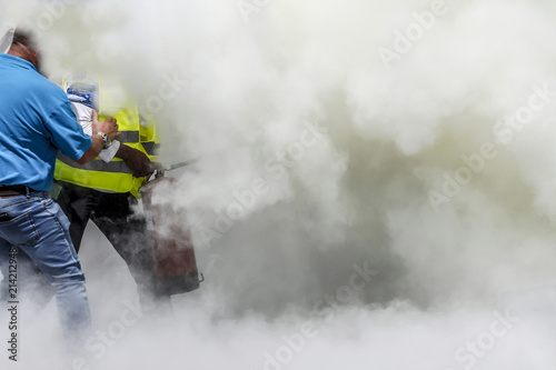 Extreme firefighting training
