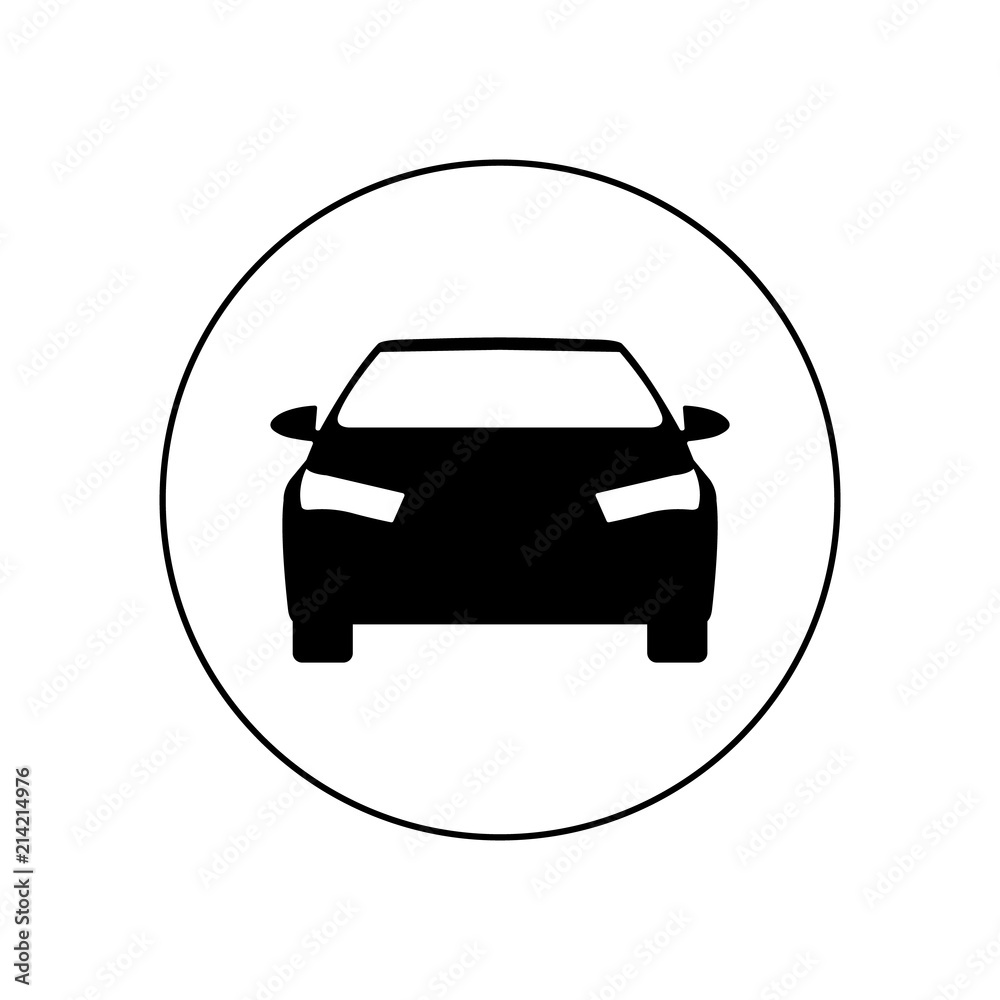 Car icon, logo