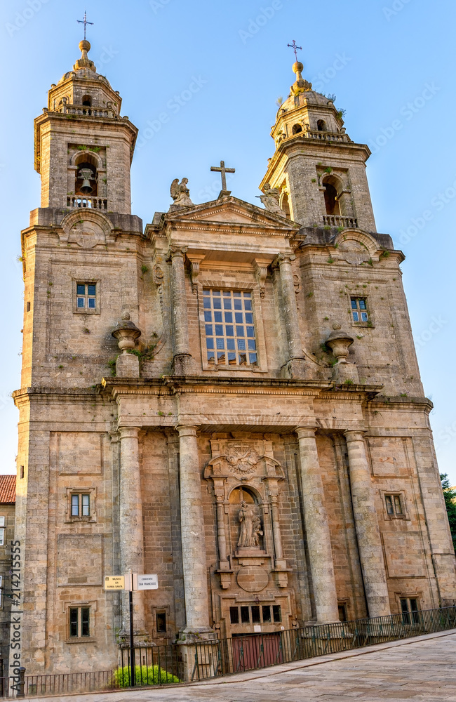 Church of San Francisco in Santiago de Compostela, Galicia, Spain.