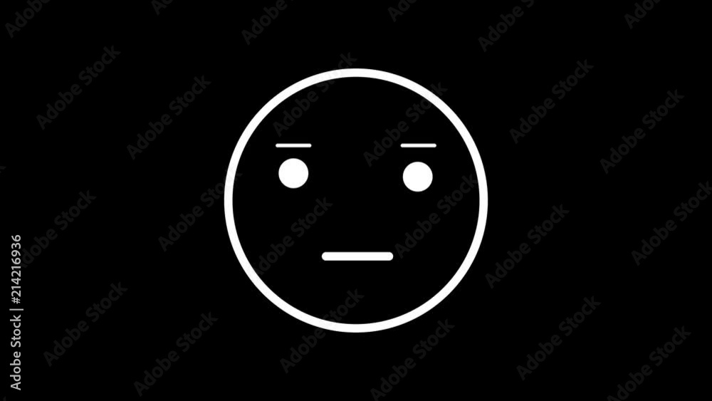 Angry emotion animation with optional luma matte. Alpha Luma Matte included. 4k video Angry emotion animation with optional luma matte. Alpha Luma Matte included. 4k video