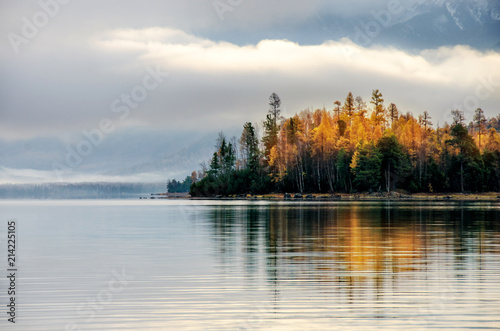 Mountain lake, Russia, Siberia, Buryatiya, Froliha. © kuzenkova