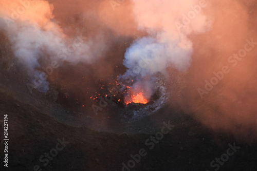 activité volcanique du Stromboli