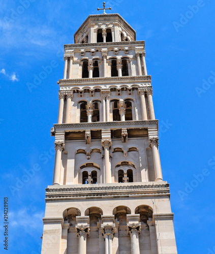 Chutch tower in Split city, Croatia photo