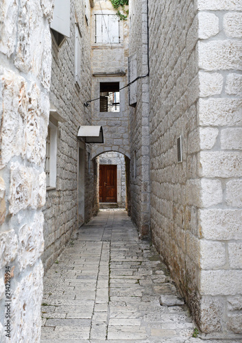 Alley way in Split city  Croatia