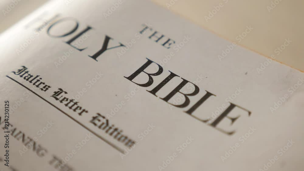 Holy Bible. Catholic lifestyle sacred religious book. Faith in God concept catholicity for faith spirituality the holy bible and religion Holy Bible. Catholic lifestyle sacred religious book. Faith in God concept catholicity for faith spirituality the holy bible and religion