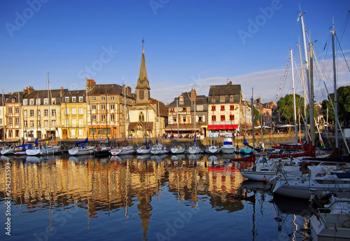 Hafen von Honfleur  Normandie  Frankreich