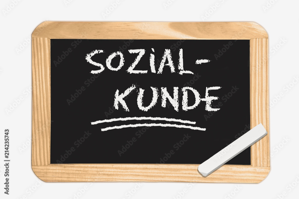 Fototapeta premium Sozialkunde