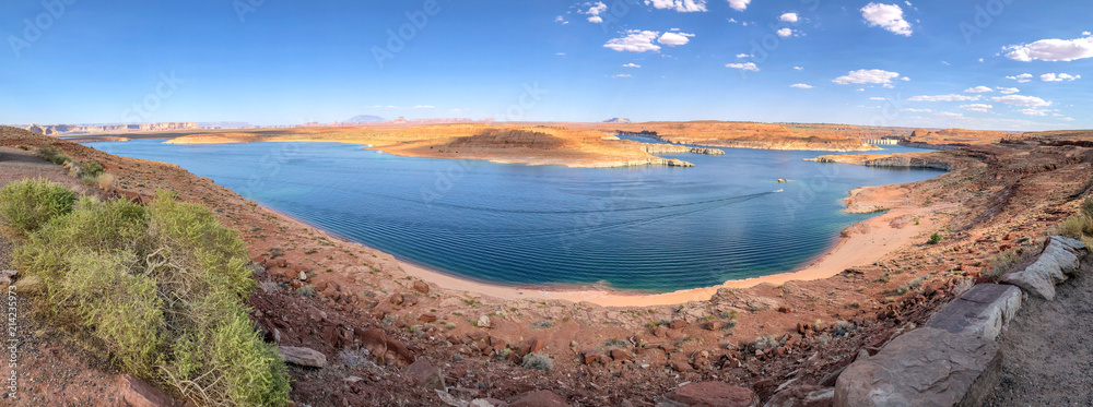 Panoramic view of Lake Powell, Page, Arizona