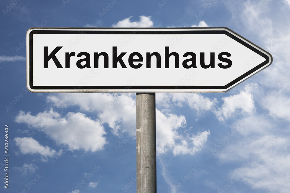 Wegweiser Krankenhaus | signpost hospital Wegweiser Krankenhaus | signpost hospital