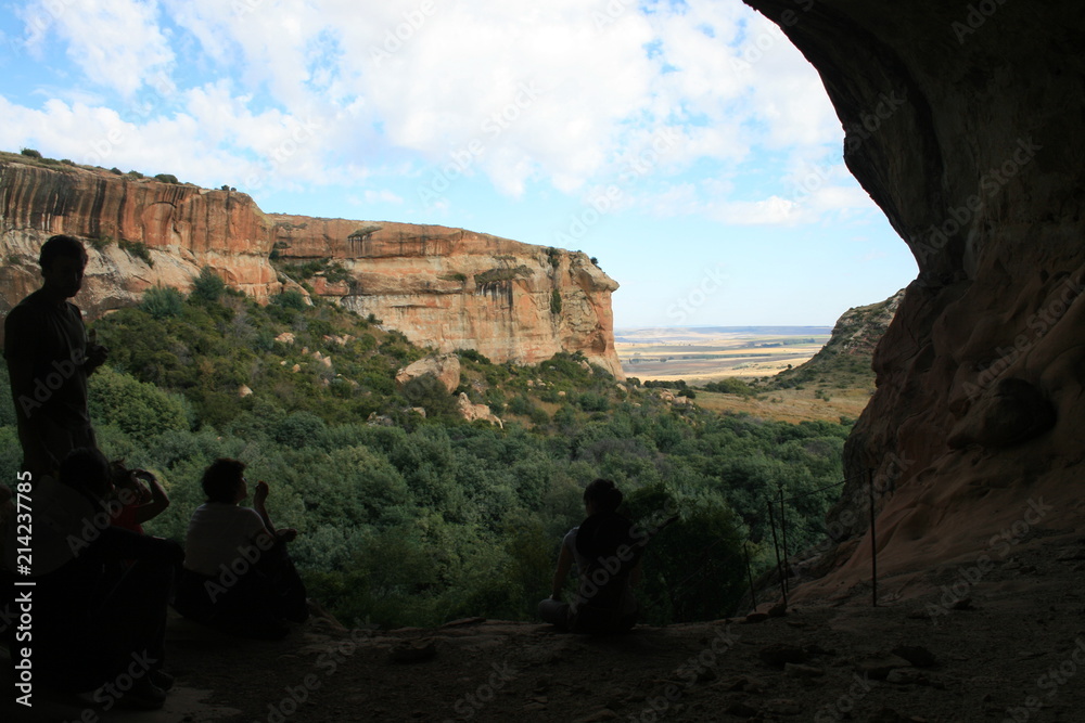 Hikers cave