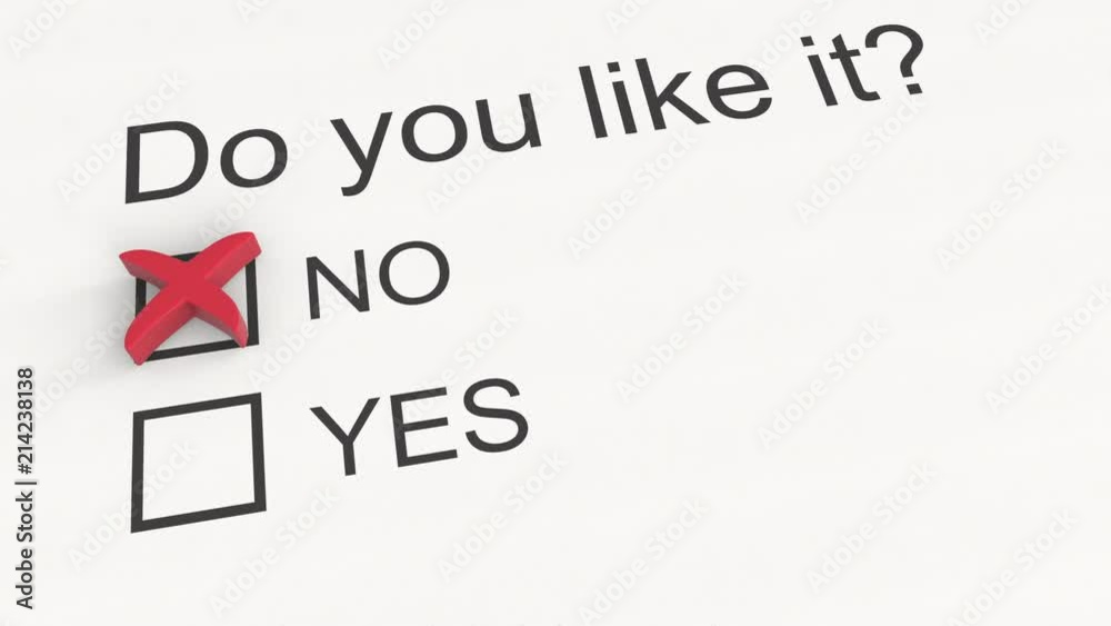 Survey question and answer: Do you like it - No. Conceptual 3D animation Survey question and answer: Do you like it - No. Conceptual 3D animation