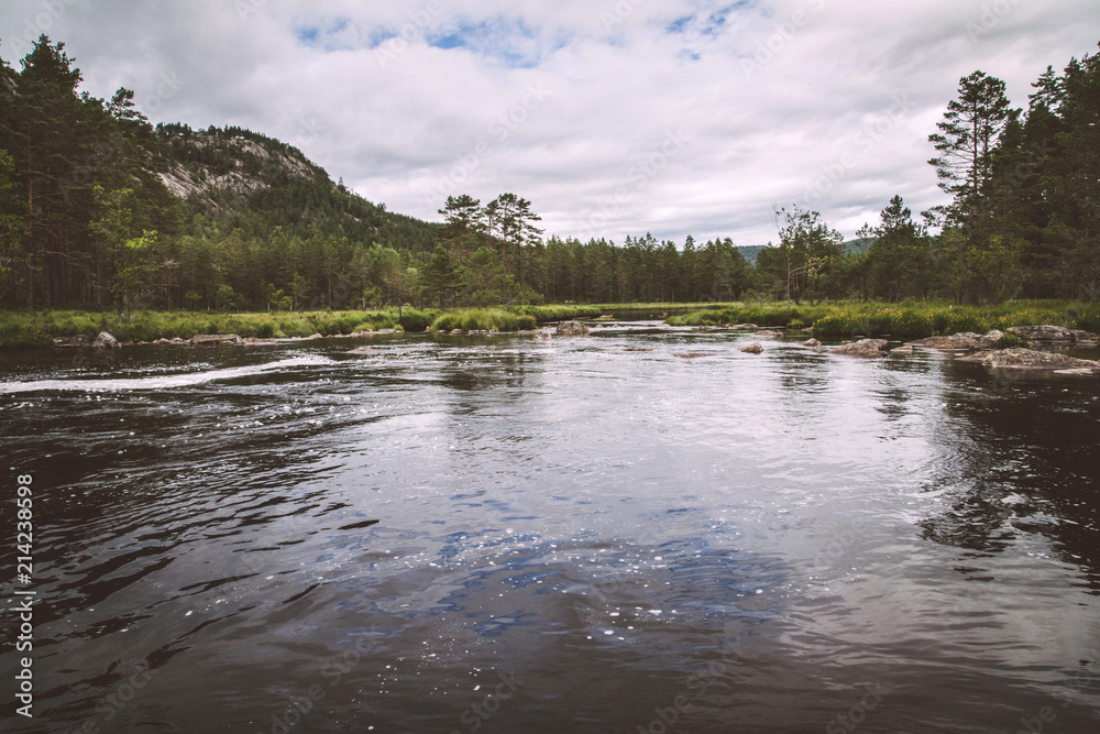 quiet tranquil Setesdal landscape in south norway quiet tranquil Setesdal landscape in south norway