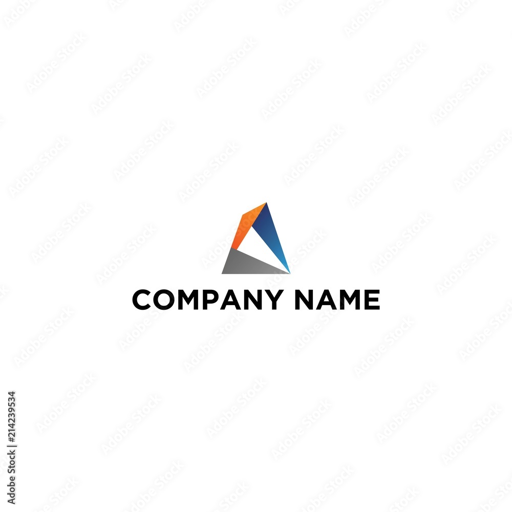 Triangle modern logo Triangle modern logo