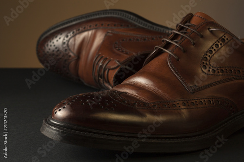 Brown "duilio" style shoes