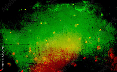 vintage steampunk old background, paper canvas frame, cogs, gears retro wallpaper