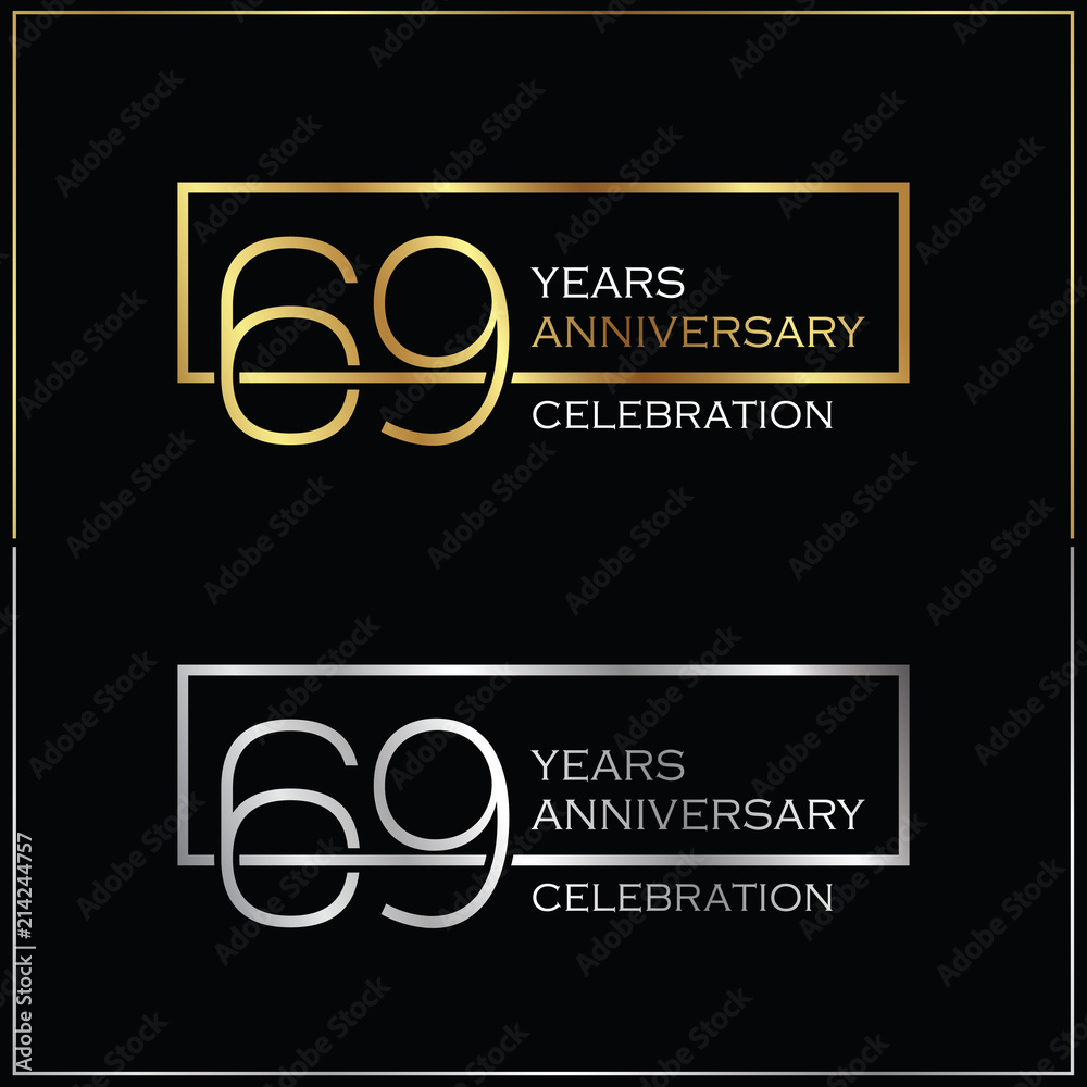 69th years anniversary celebration background 69th years anniversary celebration background