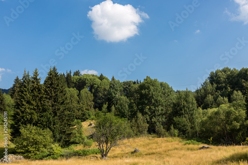 Mountains blue sky and clouds © rninov