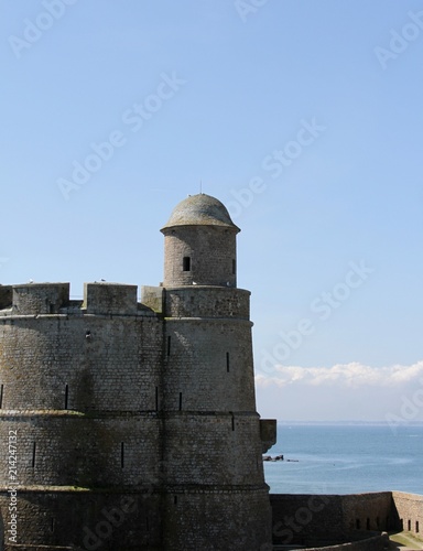 l'île de tatihou dans le Cotentin,Manche,Normandie