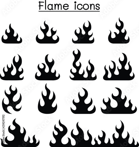 Fire & Flame icon set