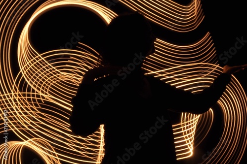Ombre Light Painting
