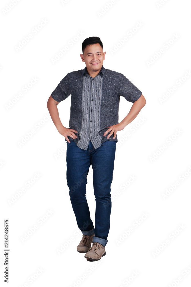 Fototapeta premium Happy Confidence Asian Man