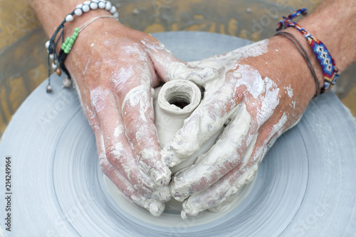 mains de potier