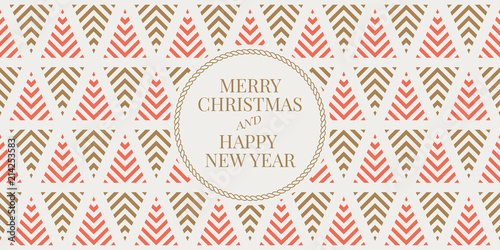 Winter holidays greeting card