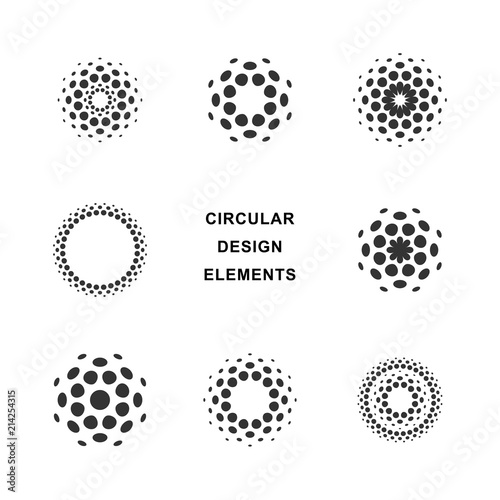 Halftone dots forms