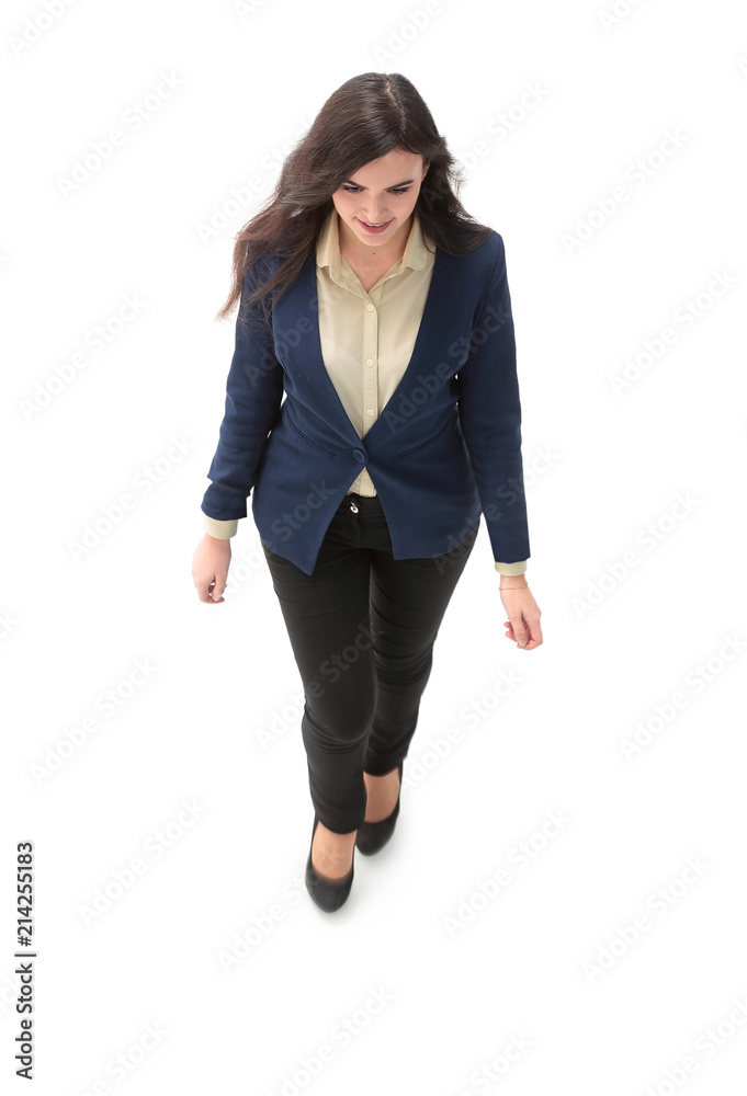 Business woman. Top view. Business woman. Top view.